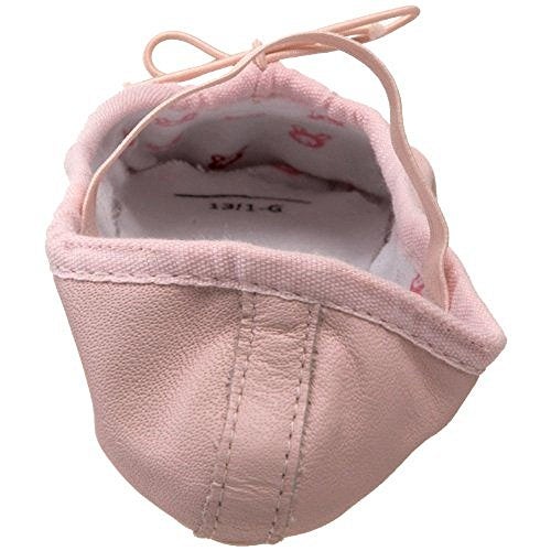 Bloch girls Bloch Girl's Bunnyhop Full Sole Leather Ballet Slipper/Shoe dance shoes, Pink, 6.5 Wide Little Kid US - Image 2