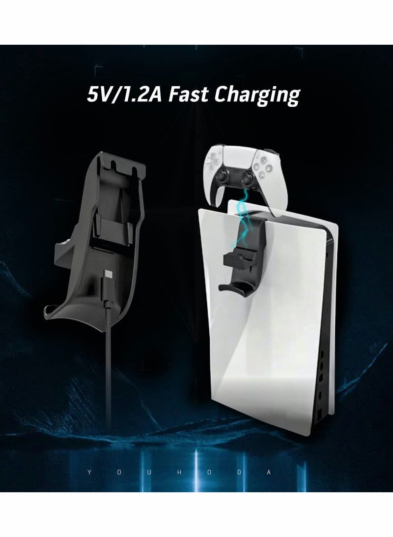 Excefore Controller Holder Charger and Headset Hanging Station for PS5  - Image 4