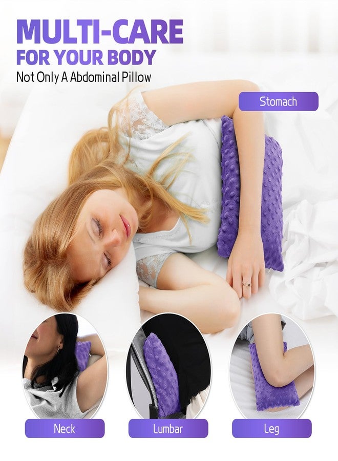 okmaba Hysterectomy Recovery Pillow with Hot/Cold Pack Pocket - Abdominal Surgery Recovery Pillow for Women, C-Section & Tummy Tuck Must Haves, Post Op Support Cushion(Purple) - Image 4