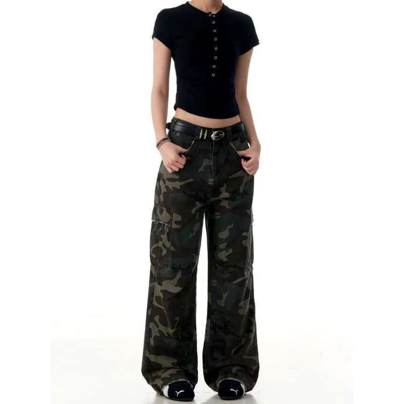 Unisex Classic Denim Jeans Loose Fit Daily Outdoor Wear - Image 3