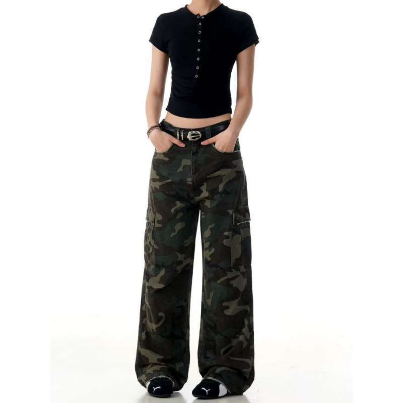 Unisex Classic Denim Jeans Loose Fit Daily Outdoor Wear - Image 5