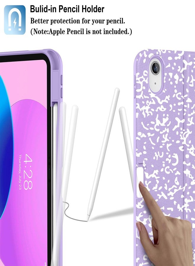 Supveco جراب لوحة مفاتيح Supveco لجهاز iPad (A16) الجيل الحادي عشر/العاشر مقاس 11 و10.9 بوصة مع حامل قلم، غطاء لوحة مفاتيح لاسلكي قابل للفصل بإضاءة خلفية بسبعة ألوان لجهاز iPad الجيل الحادي عشر/العاشر 2025/2022 - أرجواني - Image 2