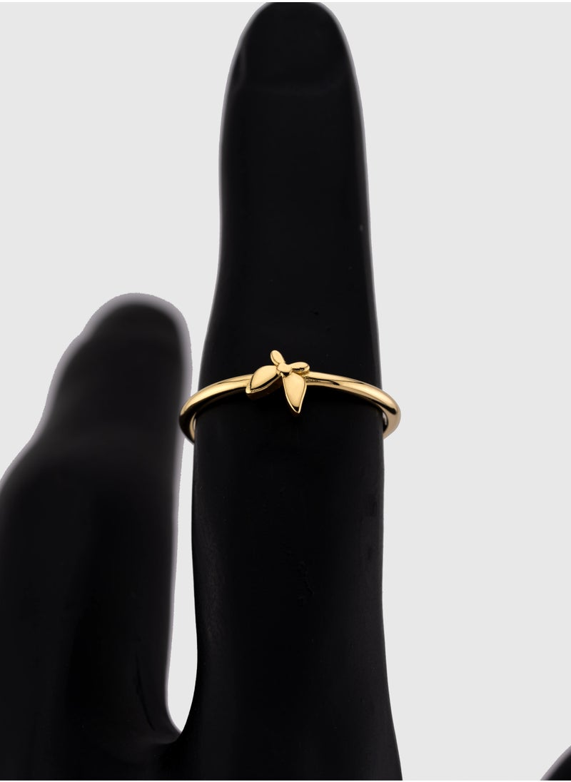 AAZ Jewellery L.L.C - Elegant Butterfly 18K Gold Ring - Image 1