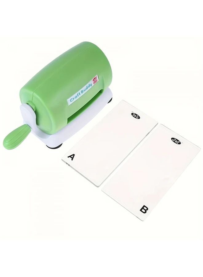 Light Green Die Cutting Machine L8 Manual Scrapbooking Tool 3 Inch Craft Press - Image 3