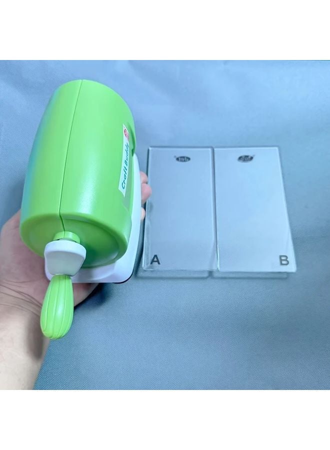 Light Green Die Cutting Machine L8 Manual Scrapbooking Tool 3 Inch Craft Press - Image 1