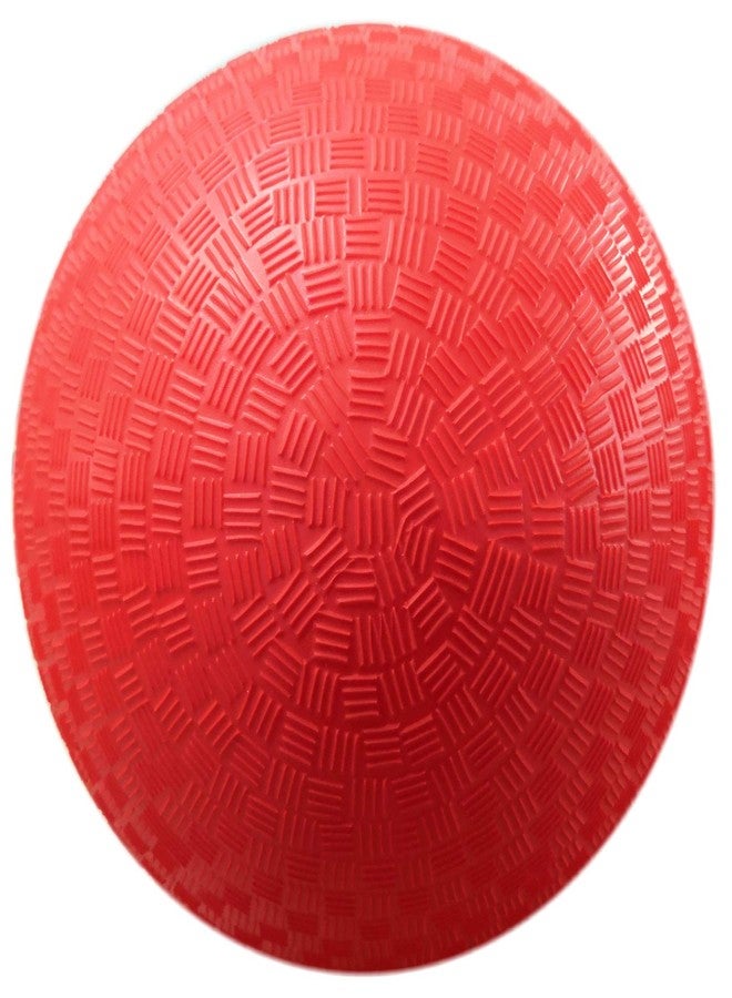 AppleRound 10-inch Playground Ball with Air Pump - Dodgeball, Handball, Kick Ball for Camps and Schools, Red - Image 3
