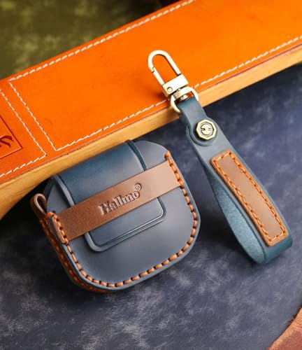 Ysbxitu Key Fob Case with Keychain Clip Compatible with Chery Jetour Freedom Shanhai T1 Traveller 2024 2025 Intelligent Auto Key fob Cover Natural top Layer Cowhide Brown - Image 4