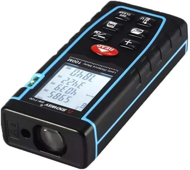SW-T100 Digital Laser Rangefinder 100M Distance Meter Tape Measure Area Volume - Image 1
