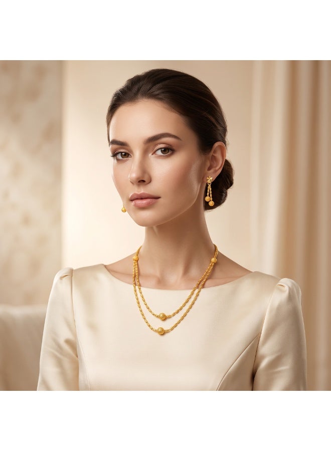 BAFLEH JEWELLERY Unique and Luxurious 22K Gold Necklace Sets for You - Image 4