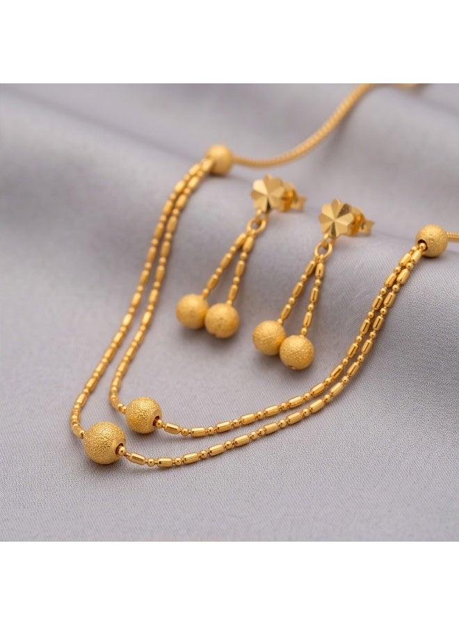 BAFLEH JEWELLERY Unique and Luxurious 22K Gold Necklace Sets for You - Image 2