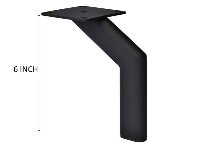 Dcloud Furniture Metal Legs4pcs Modern Sofa Leg Metal Legs for Furniture Modern Furniture Legs DIY Sofa Feet with Screws 6 Ich - Image 5