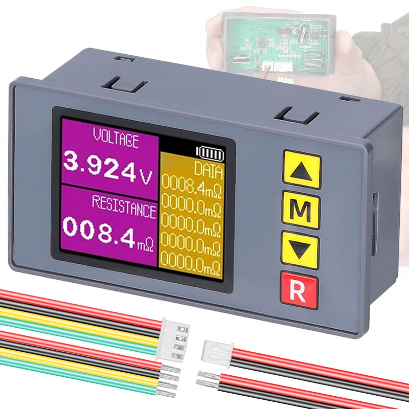 TS457 Entry-Level Voltage Internal Resistance Tester AC 4-Wire Kelvin Method Professional Voltage Meter Internal Resistance Test Device - Image 1