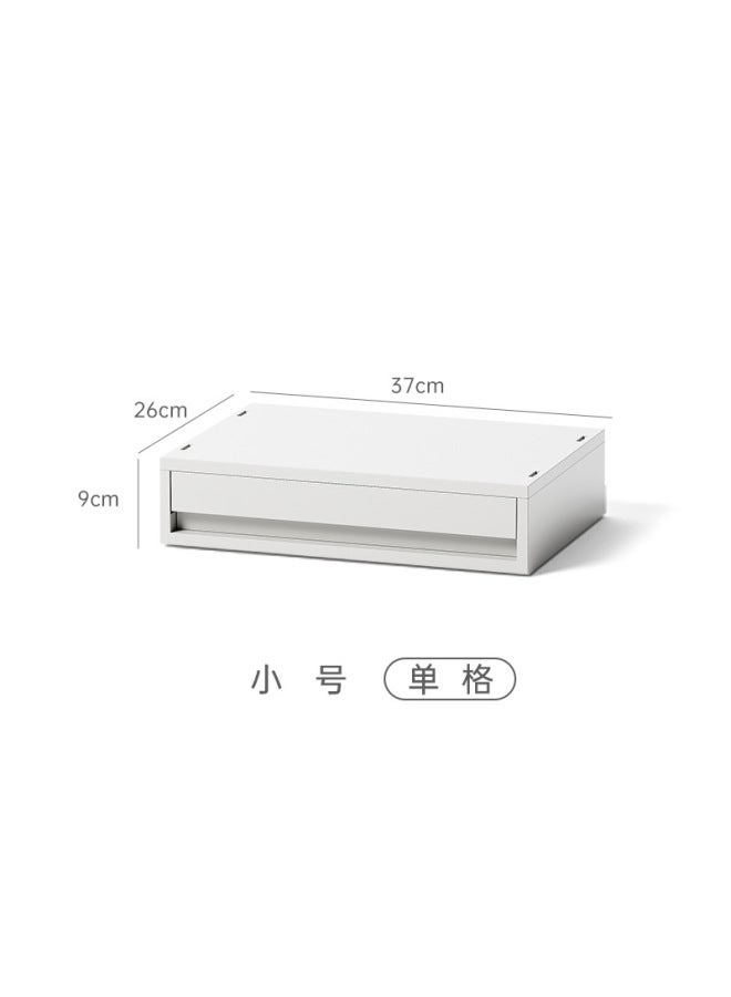 Quner Style Clothes Storage Box Hallway Key Mask Double Grid Classification Storage Box Wardrobe Underwear Clothing Storage Box - Image 1