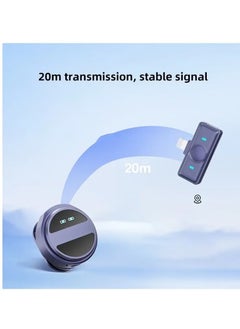 JAJEEK SX21-New 1 Drag 2 Wireless Lavalier Microphone – 2.4GHz, Portable 2-in-1 Mini Mic for Vlogging & Streaming (Black)  - Image 3