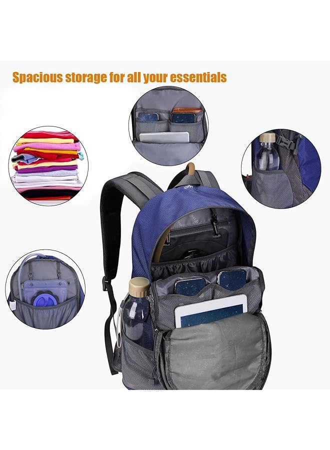 G4Free 35L Waterproof Hiking Backpack Outdoor Rucksack Trekking Daypack for Camping Hiking Backpacking Climbing with Rain Cover - Image 4