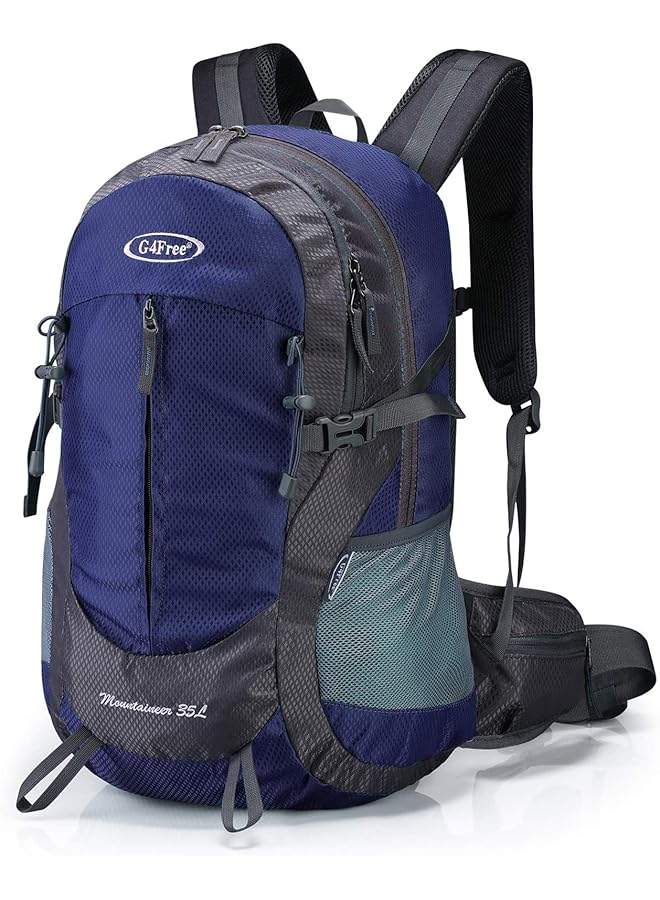 G4Free 35L Waterproof Hiking Backpack Outdoor Rucksack Trekking Daypack for Camping Hiking Backpacking Climbing with Rain Cover - Image 1