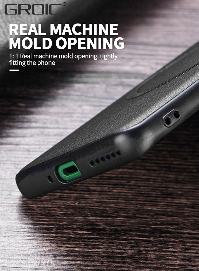 GROIC Designed for Huawei P60/P60Pro 6.67 Inch with Screen Protector, Tempered Glass Film, Leather Case Protective Cover Wireless Magnetic MagSafe Charging Ultra Slim Anti-Scratch Protection Shell - Image 4