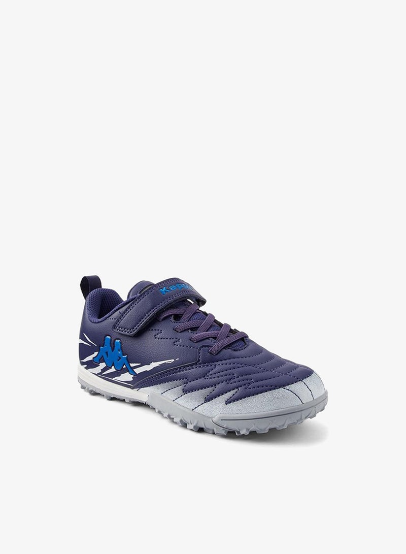 كابا أحذية كرة قدم للأولاد بنعل عشبي وإغلاق لاصق وشريط سحب - Image 3