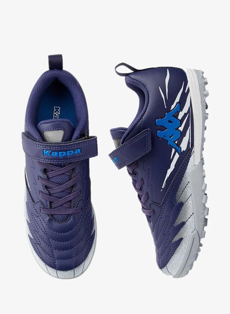 Kappa Boys Hook and Loop Football Turf Shoes with Pull Tab