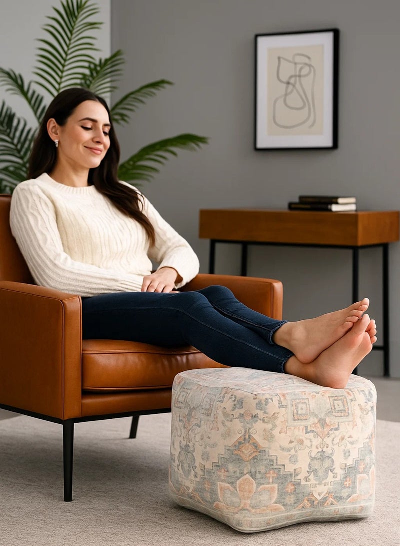 لوفت نامبونج، بوف مربع، 40×40×40 سم، قماش، متعدد - Image 1