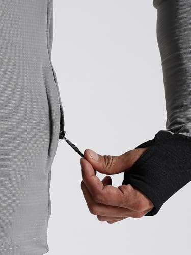 ADRO Sunscreen Jacket for Men UV Sun Advanced Protection Running Jackets For Men Biker Jackets with Zipper Sports jacket for men | SSJ-PLN-GR-M - Image 5