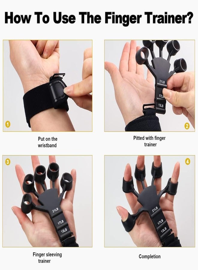 TOMATUS® 2 Pcs Hand Grip Strengthener, Forearm Strength Trainer, Finger Endurance, Hand Exercisers for Strength, Strength Training Equipment, Black & Grey - Image 4