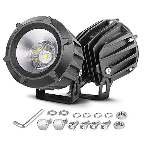 LED Driving Lights Nirider 2PCS 50W Round 35 Inch Motorcycle Fog Lights Spot Flood Combo Off Road Work Lights LED Pods for Motorcycle Dirt Bike ATV UTV Truck Car Waterproof
