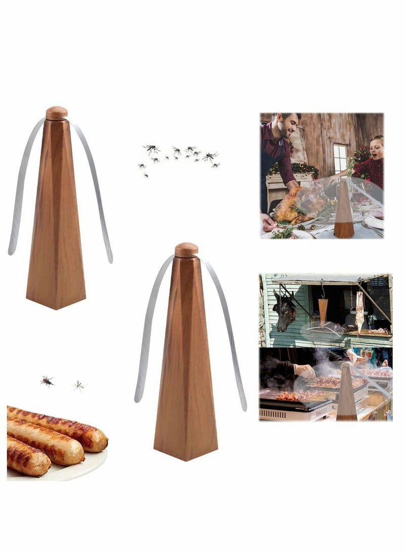 نيبمينينت Fly Repellent Fan, Super Sound-off Fan for Tables, Lightweight Eco-Friendly Insect Mosquito Keep Flies Bugs away from Food, Outdoor Picnic Camping Meal Home Hotel (2 pcs) - Image 1