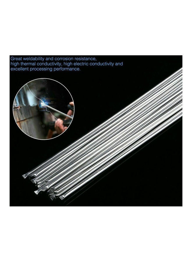 NIBEMINENT 50-Piece Aluminium Welding Rod Silver - Image 5