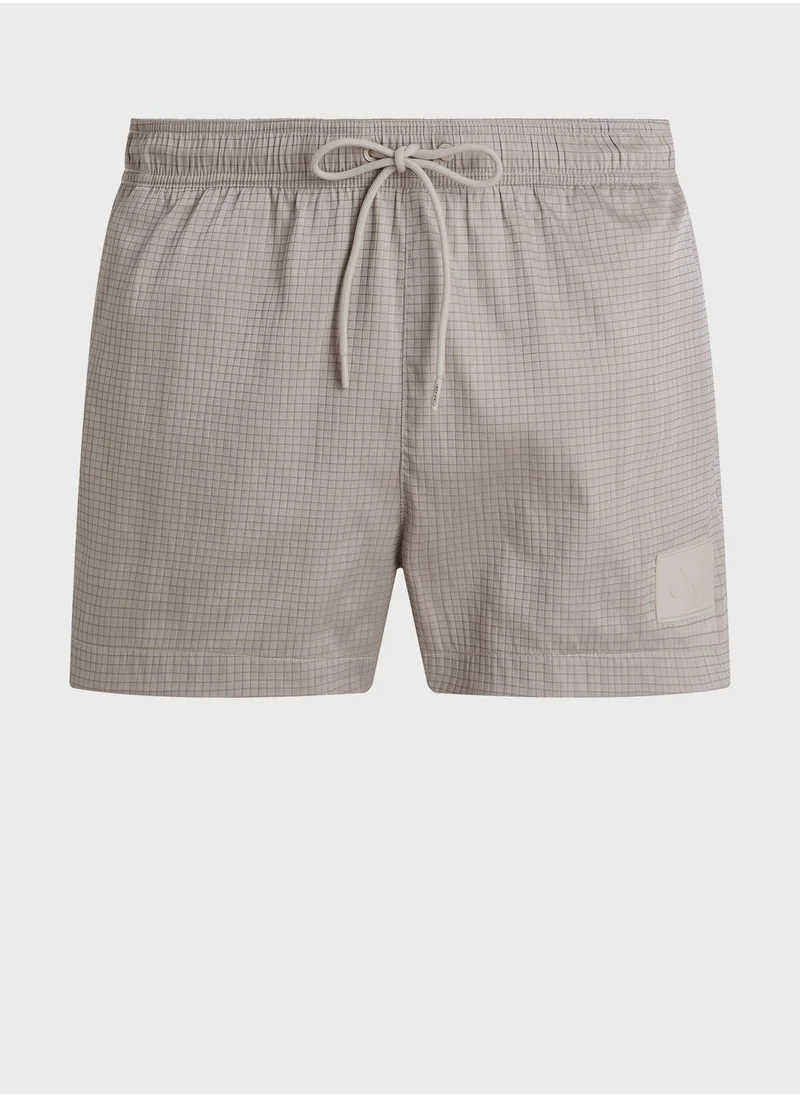 CALVIN KLEIN Short Drawstring Swim Shorts