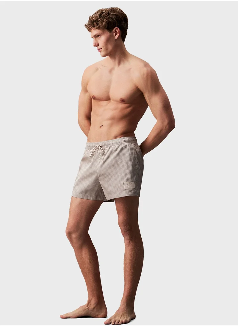 CALVIN KLEIN Short Drawstring Swim Shorts