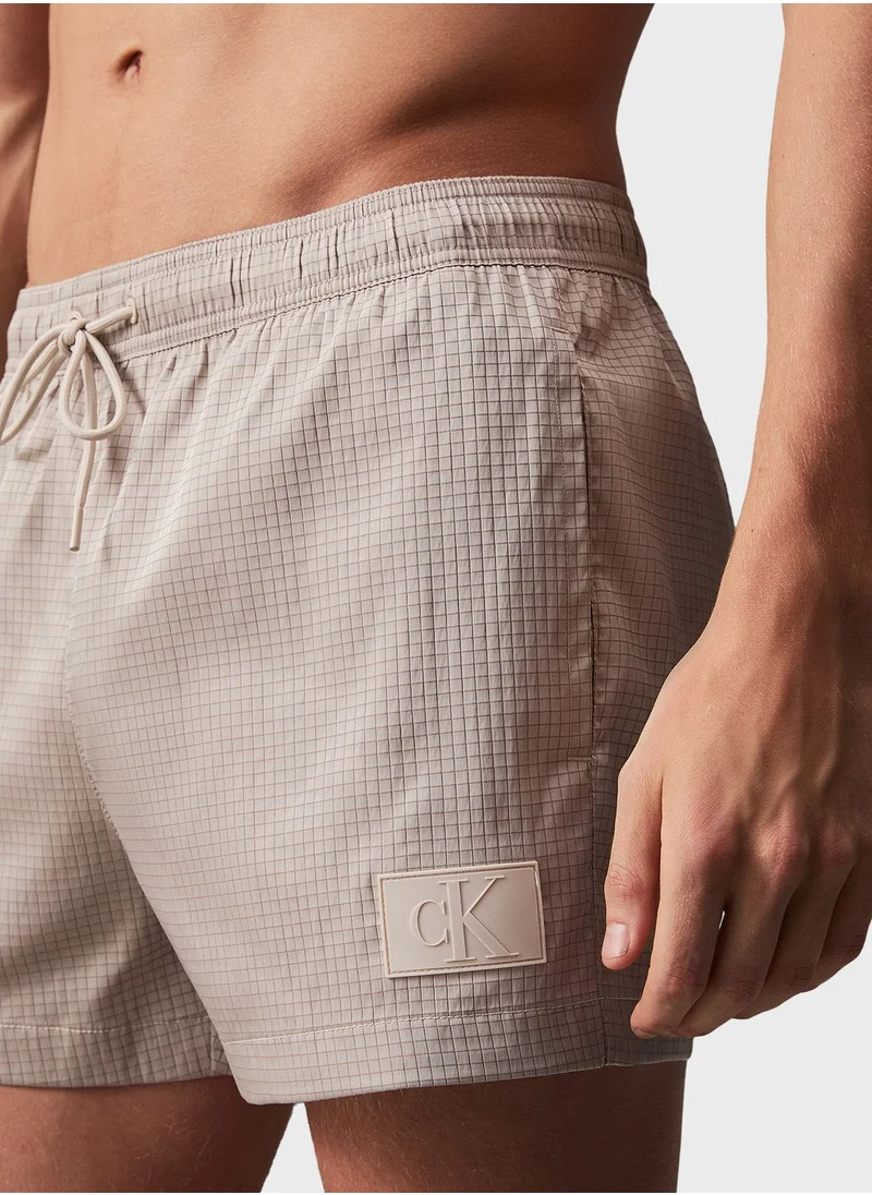 CALVIN KLEIN Short Drawstring Swim Shorts
