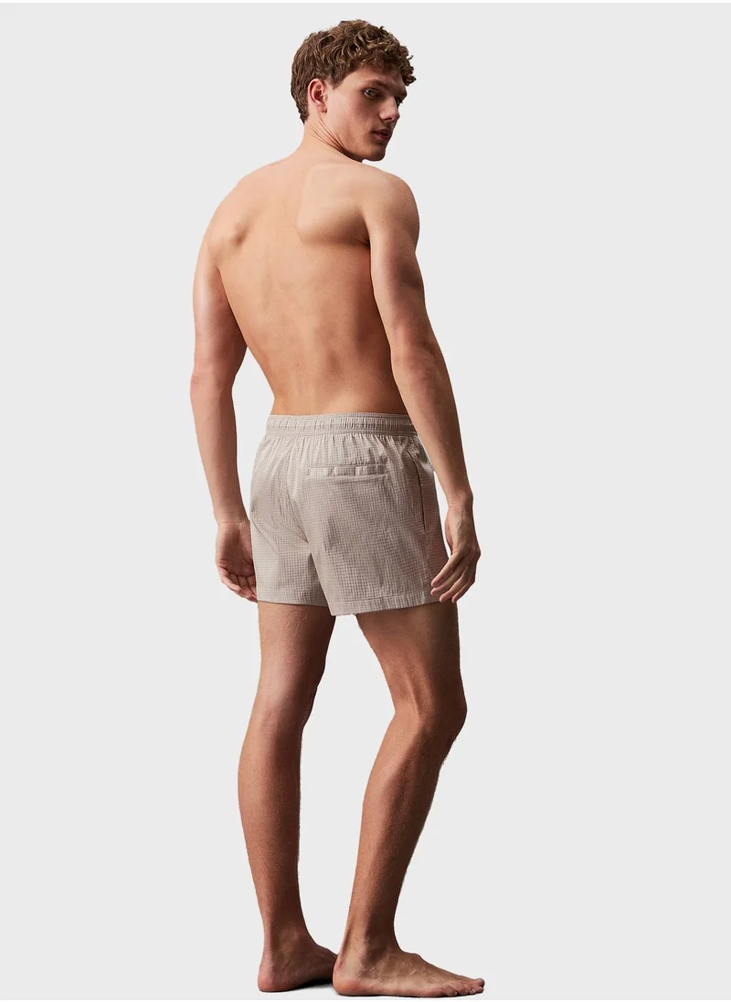 CALVIN KLEIN Short Drawstring Swim Shorts