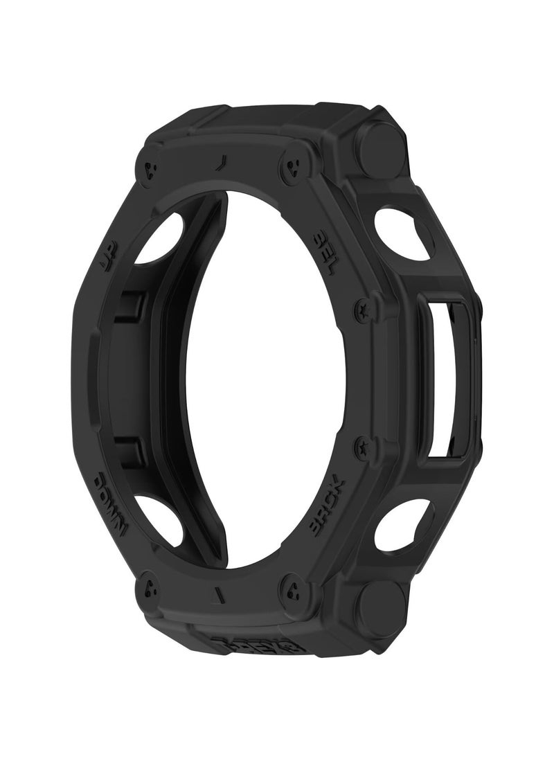 ماركة غير محددة - غطاء متوافق مع Amazfit T-Rex 3 ، لينة تبو المضادة للخدش ووتش الغطاء الواقي ، متوافق مع Amazfit T-Rez 3 ( أسود ) - Image 1