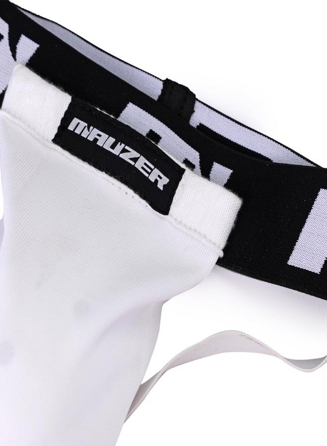 Mauzer Groin Guard for Men with Abdominal Protection & Cup Pocket | Moisture-Wicking Sports Supporter | Boxing MMA Cricket Gym (Cup Included) (Boy/Junior) - Image 4