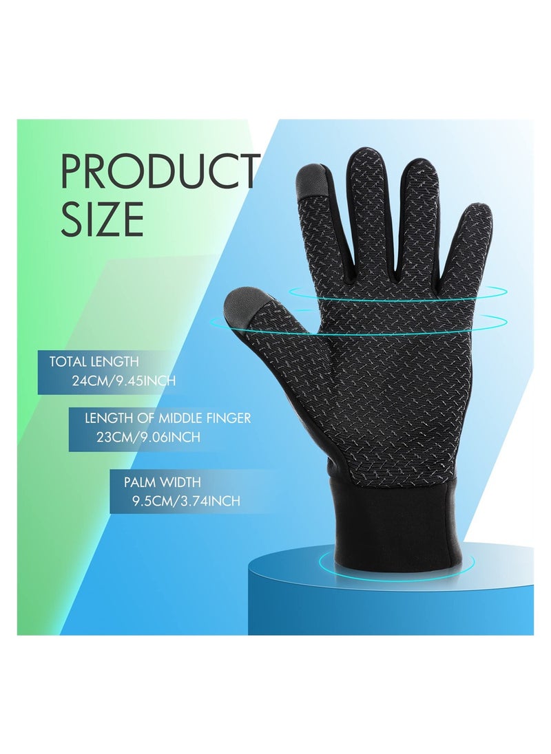 KASTWAVE Winter Gloves Touch Screen, 3 Pairs  Comfortable Waterproof Thermal Gloves Warm Driving Windproof Gloves Reflective Gloves for Running Cycling Driving Hiking  - Image 5