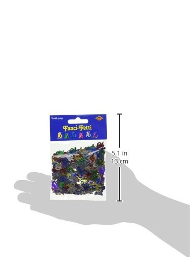 Beistle Fancifetti 16 Silhouettes (Multicolor) Party Accessory (1 Count) (.5 Oz/Pkg) - Image 2