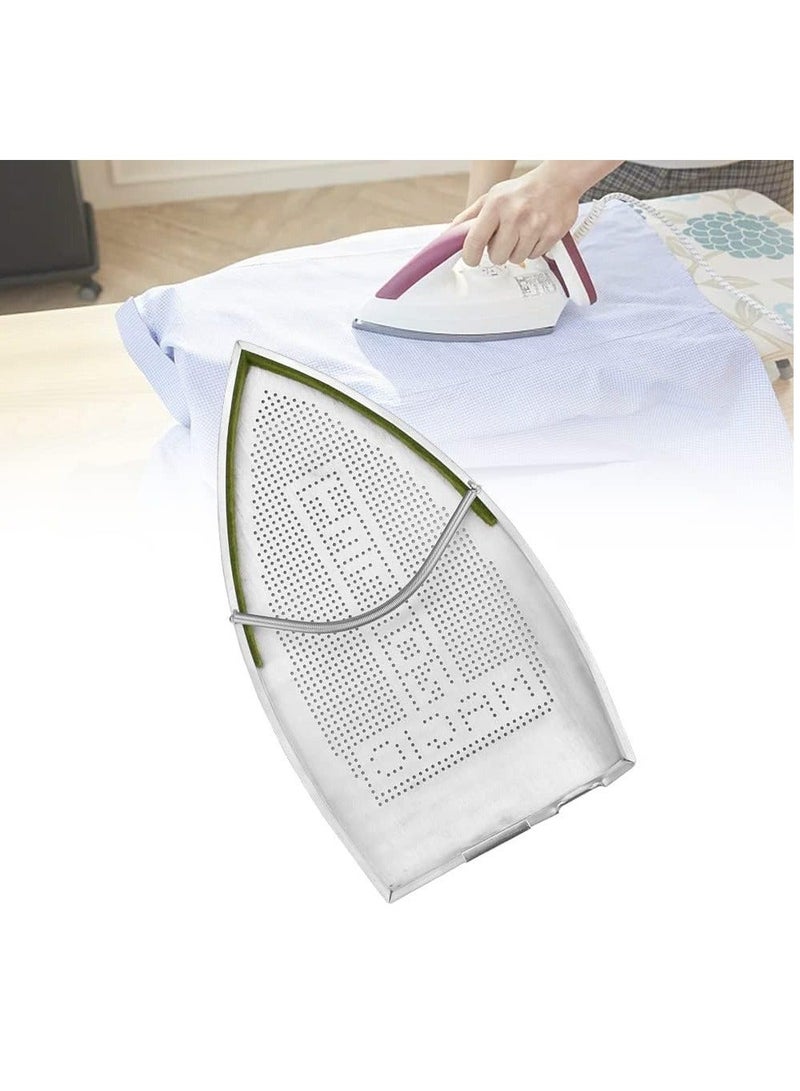 غطاء ، حذاء  غير لاصق، لوحة مساعدة للكي من الألومنيوم، غطاء لوحة  سحرية من تفلون، يناسب معظم المكاوي، يحمي نسيج ملابسك وك - Image 1