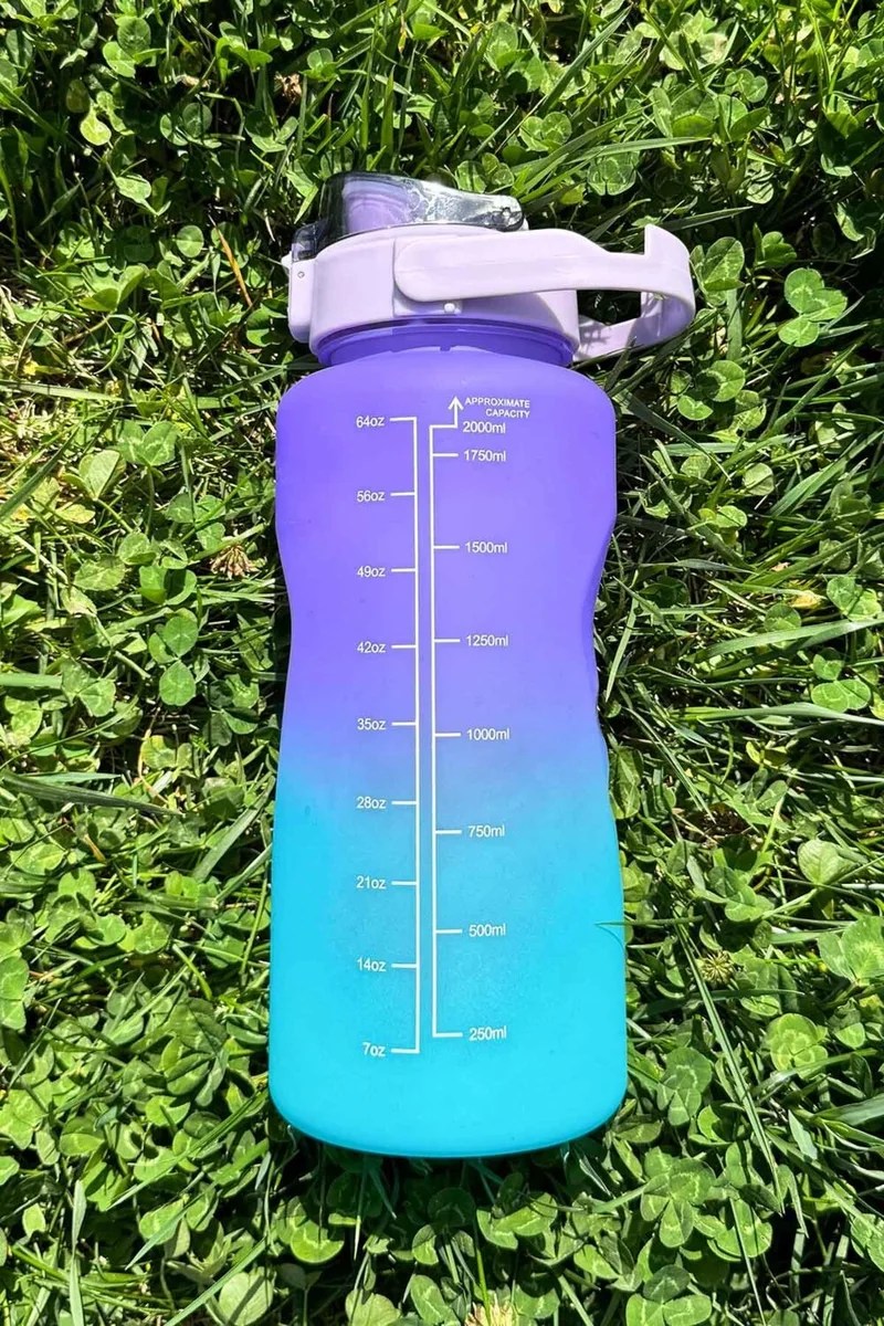 Pikas Motivational Water Bottle Water Bottle Water Bottle 2 Liter Tritan Gym Water Bottle Bpa Free Water Bottle