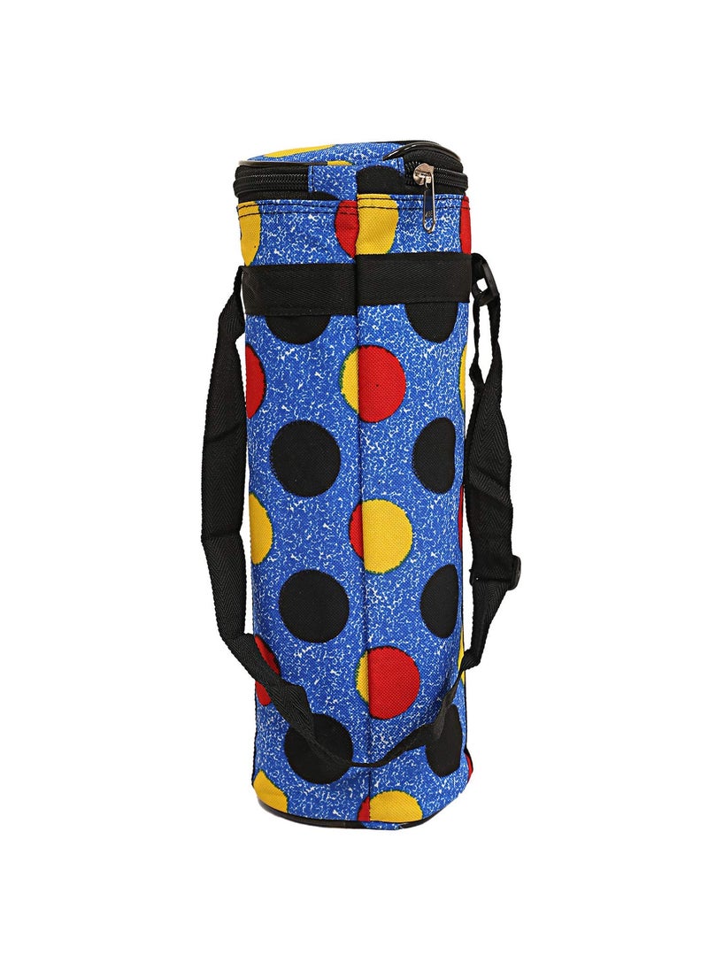 Kuber Industries Kuber Industries Circle Design Canvas Water Bottle Cover 1 Litre Multicolor  - Image 1