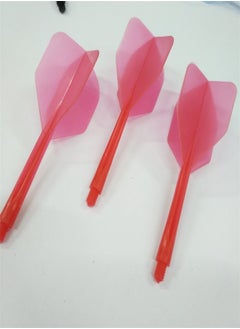 Generic Set of 3 Dart Flight Shaping Transparent Dart Tail Dart Leaves  - Image 1
