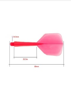 Generic Set of 3 Dart Flight Shaping Transparent Dart Tail Dart Leaves  - Image 2
