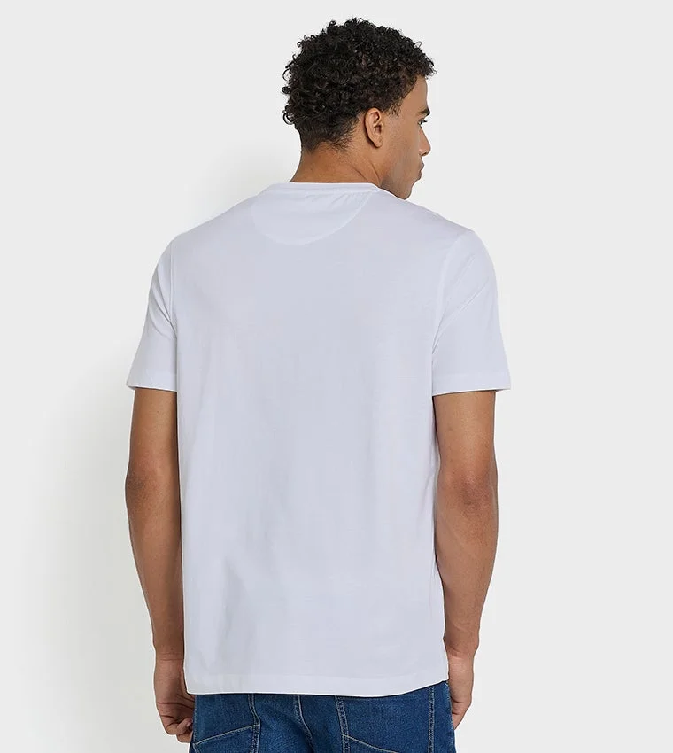 Ben Sherman  Ben Sherman Men's Crew Neck Short Sleeve Printed T-Shirt for Men | Best Price UAE