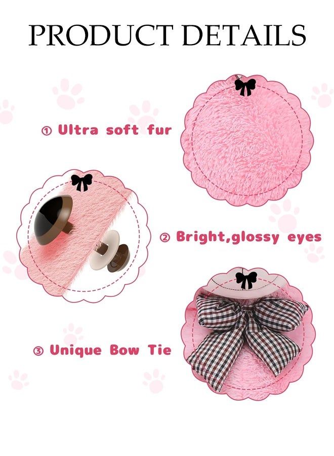 DUNISO Teddy Bear with Cute Bow, Washable Soft Plush Doll ,Stuffed Animal Toy,Gift for Children, suitable for Birthday Party or Any Special days ,140 cm - Image 3