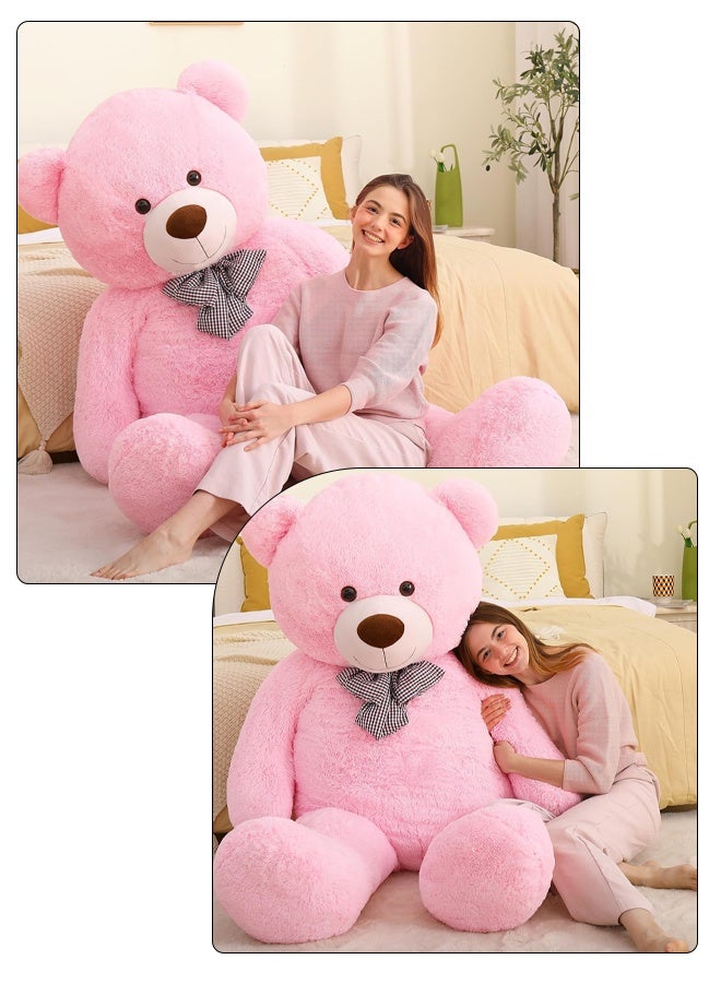 DUNISO Teddy Bear with Cute Bow, Washable Soft Plush Doll ,Stuffed Animal Toy,Gift for Children, suitable for Birthday Party or Any Special days ,140 cm - Image 4