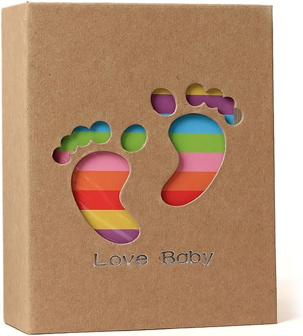 Gorgeousstyles Baby Footprint Photo Album 4x6 100 Photos