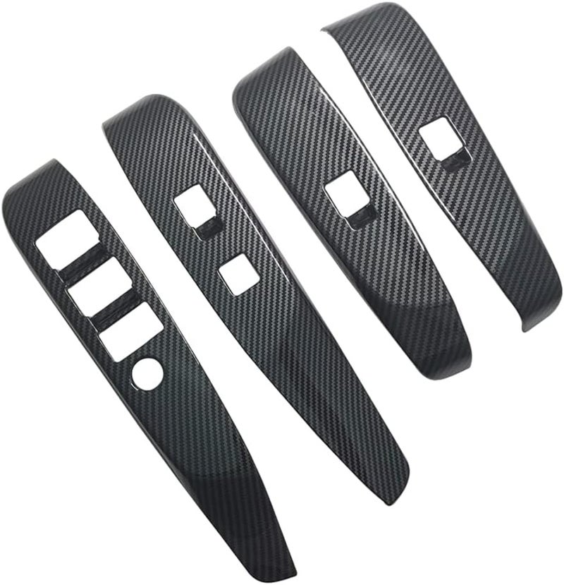 Kolya Interior Door Window Switch Panel Cover Window Control Button Trim for Toyota Camry 8th/9th Generation Accessories 2018 2019 2020 2021 2022 2023 2024 2025 (for Left-Hand Drive) - Image 2