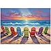 PICKFORU Beach Puzzles for Adults 1000 Pieces and up PICKFORU Colorful Puzzle Collection Lounge Chair Beach Scene Summer Puzzle as Home Decor - Image 4