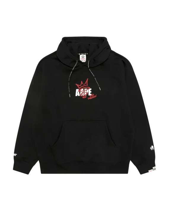 AAPE AAPEUNVS moonface graphic hoodie