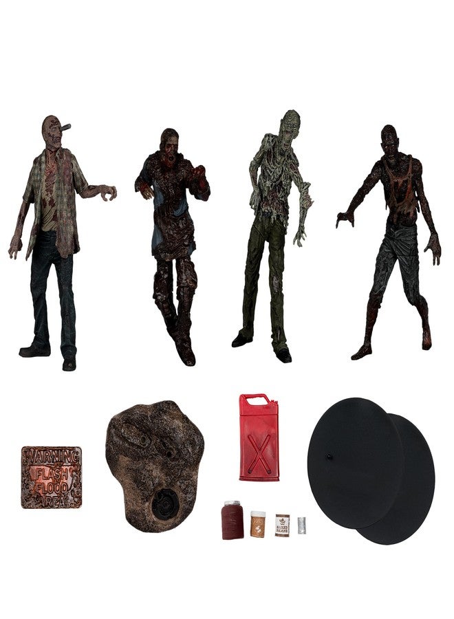 McFarlane Toys - The Walking Dead Walkers 5in Figure 4-Pack - Image 2
